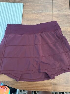 lululemon athletica Plum Performance Skort